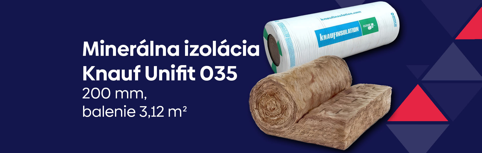 Mineralna izolácia Knauf Unifit 035